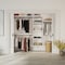 John Louis Home Solid Wood Reach-In Closet System White Finish JLH-528W - alternate 1